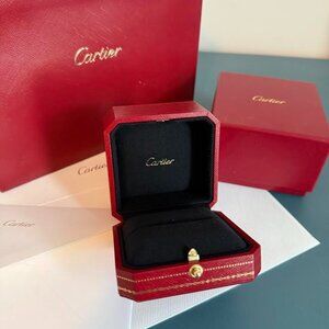 Cartier Ring Box and Bag